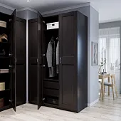 2.06.01.010.5 МАКС шкаф 1 дверь 50х61х233 Дуб Венге RU