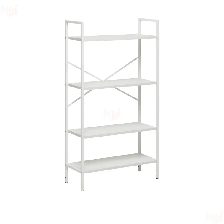 Стеллаж Leset Стилвуд 24 широкий, 4 полки (Белый/Белый)
