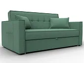 Диван прямой Лига-104 (140) ( Амур 11 зеленый )