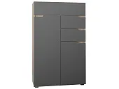 Комод Анталия (сонома/графит) Комод Анталия (сонома/графит)