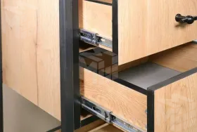 Стеллаж Берген 3 Дуб Крафт Золотой