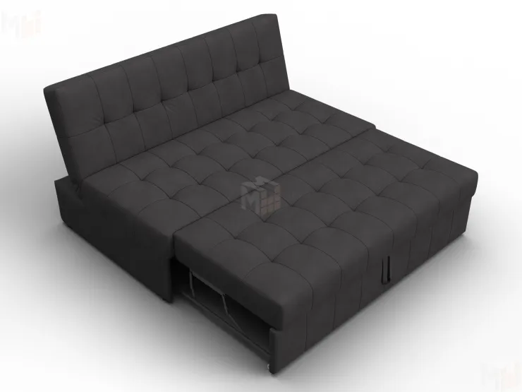 Диван прямой Лига-107 (140) ( JOLY 08 коричневый )