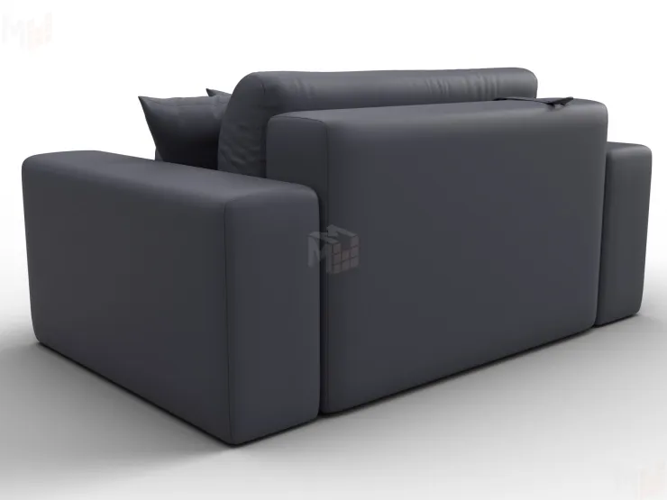 Кресло Лига-036 НПБ ( GRIFON 15 серый )