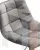 Стул барный DOBRIN TAILOR (серый велюр (MJ9-75))
