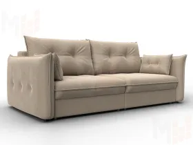 Диван прямой Лига-100 НПБ ( SEVEN 729 бежевый )