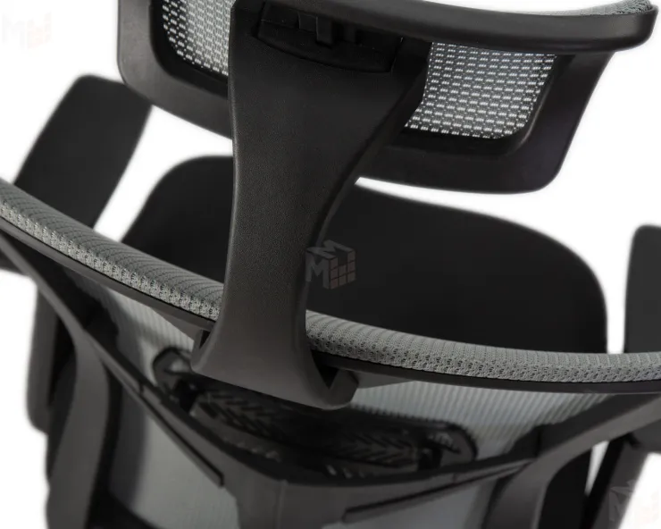 Офисное кресло для персонала DOBRIN NIXON (чёрный, серая сетка) Офисное кресло для персонала DOBRIN NIXON (чёрный, серая сетка)