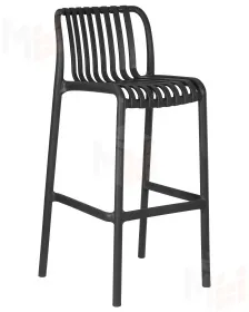 Стул барный DOBRIN CHLOE BAR (темно-серый)