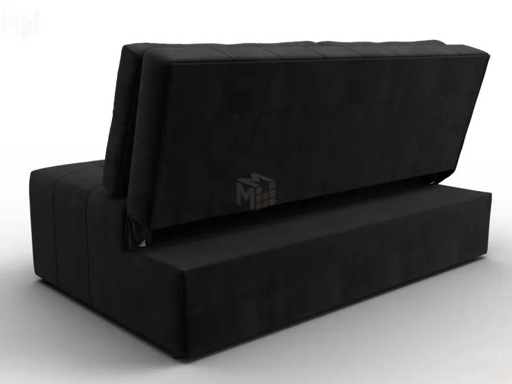 Диван прямой Лига-107 (140) ( SEVEN 35 черный )