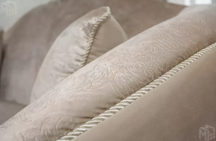 Диван Мокко 2х местный бежевый, французский раскладной механизм