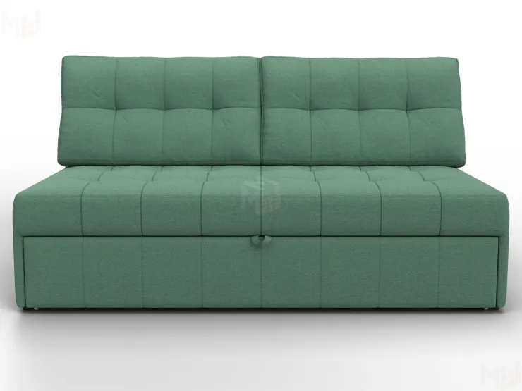 Диван прямой Лига-107 (160) ( Амур 11 зеленый )