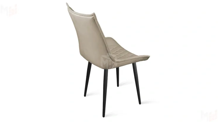 Стул Фэнди К1С  Черный муар, Велюр Confetti Smoke