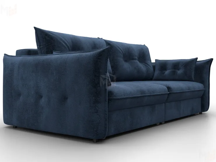 Диван прямой Лига-100 НПБ ( TOWER 13 синий )