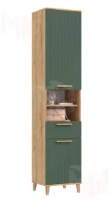 Пенал открытый Ирис  Браш Мени Грин/Дуб Крафт