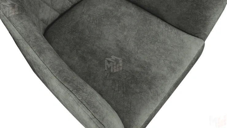 Стул Chester Т6 Черный муар Велюр V003 темно-серый