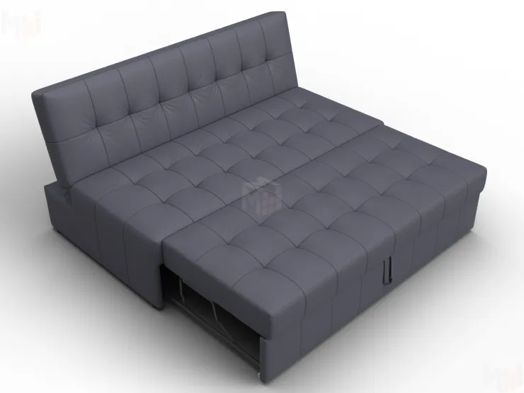 Диван прямой Лига-107 (160) ( GRIFON 15 серый )