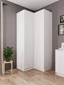 Шкаф Мори угловой МШУ960.1 белый