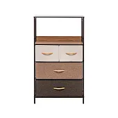 Комод Leset Локи 4 ящ., Коричневый, Бежевый (Коричневый/Бежевый, светло-коричневый, темно-коричневый) Комод Leset Локи 4 ящ., Коричневый, Бежевый (Коричневый/Бежевый, светло-коричневый, темно-коричневый)