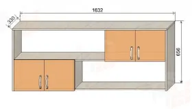 Мост надкроватный Фанки Кидз 13/55 СВ