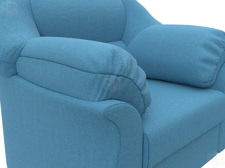 Кресло Карнелла ( Амур 10 голубой )