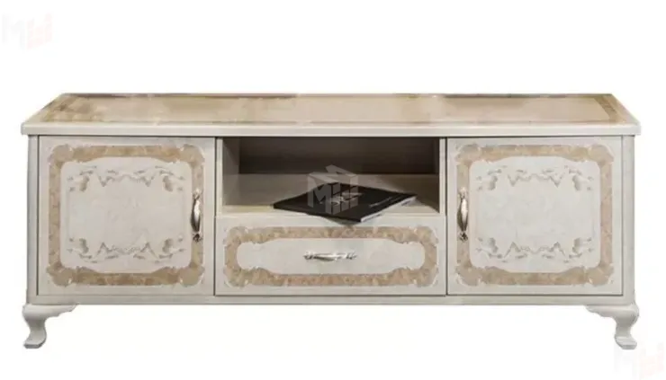 Тумба ТВ Патрисия крем корень глянец Тумба ТВ Патрисия крем корень глянец