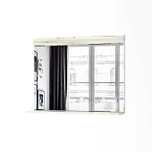 Зеркало СОНАТА  ЗС-900 Крафт белый