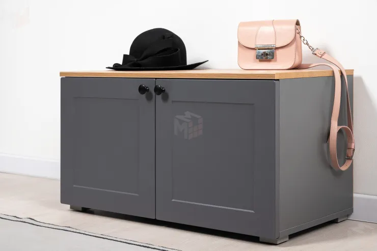 Тумба Остин 13.257 серый графит