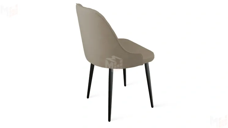 Стул Гранд К1К Черный муар, Велюр Confetti Smoke