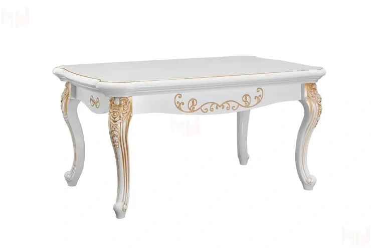 Столик прямоугольный Натали белый глянец Столик прямоугольный Натали белый глянец