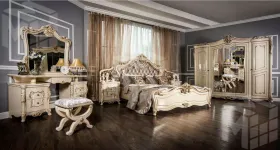 Кровать Джоконда 180х200 см крем глянец