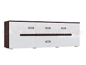 Тумба ТВ Ким (венге/белый глянец) Тумба ТВ Ким (венге/белый глянец)