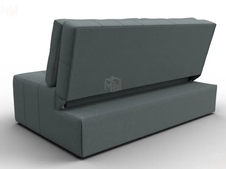 Диван прямой Лига-107 (140) ( Амур 07 серый )