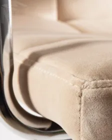 Стул барный DOBRIN KRUGER ARM (бежевый велюр (MJ9-10))