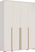 Шкаф Норд 4-х створчатый (кашемир), ручки золото