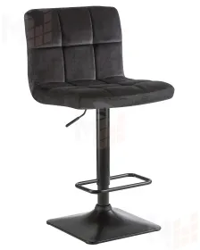 Стул барный DOBRIN DOMINIC (черный велюр (MJ9-101))