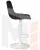 Стул барный DOBRIN TAILOR WHITE (черный велюр (MJ9-101))