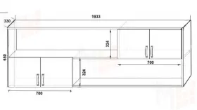 Мост надкроватный Фанки Кидз Классика ФКК-13/12СВ