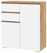 Тумба ГРЕТТА 2С2Я  Дуб Крафт золотой-Белый   Тумба ГРЕТТА 2С2Я  Дуб Крафт золотой-Белый