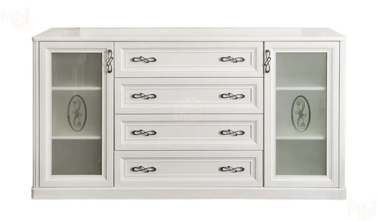 Комод Мишель белый матовый (гостиная) Комод Мишель белый матовый (гостиная)