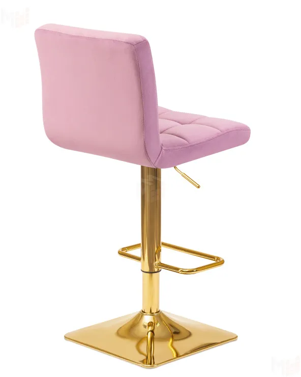 Стул барный DOBRIN GOLDIE (пудрово-сиреневый велюр (MJ9-52))