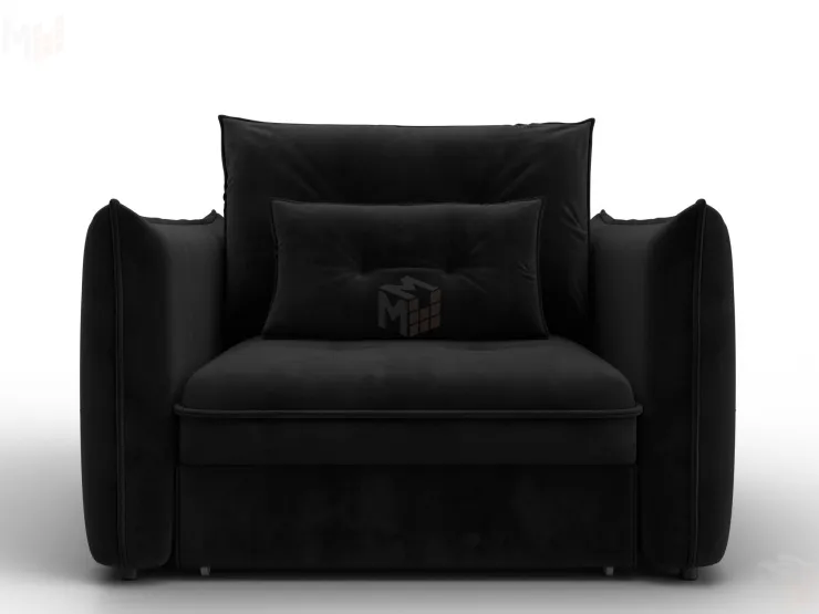 Кресло Лига-100 НПБ ( SEVEN 35 черный )