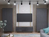 Гостиная Копенгаген дуб самдал/серый графит вариант 4 Гостиная Копенгаген дуб самдал/серый графит вариант 4