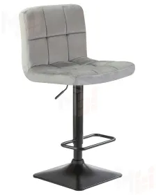 Стул барный DOBRIN DOMINIC (серый велюр (MJ9-75))