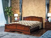 Кровать из массива Карина-6 (160*200) с основанием, орех Кровать из массива Карина-6 (160*200) с основанием, орех