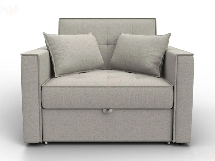 Кресло-кровать Лига-104 (80) ( Амур 02 бежевый )