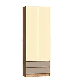 Шкаф Челси Color (глиняный серый/слоновая кость)