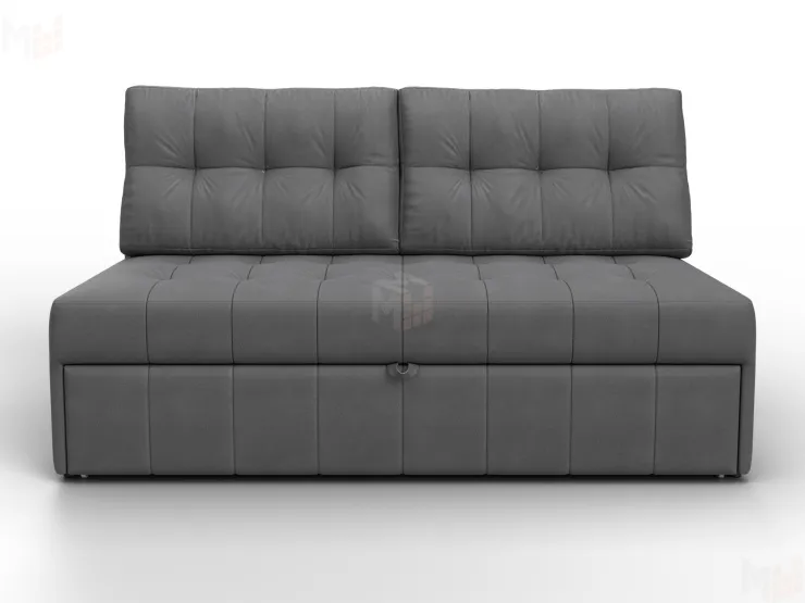 Диван прямой Лига-107 (140) ( JOLY 13 серый )