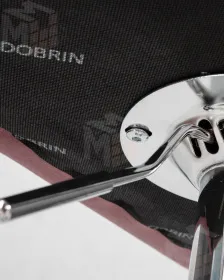 Стул барный DOBRIN KRUGER ARM (пудрово-розовый велюр (MJ9-32))