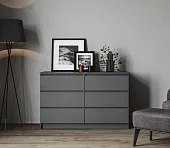 Комод Мори 1200.6 графит Комод Мори 1200.6 графит