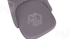 Стул Франк (конус) исп. 2 - ДП2-30 Капучино матовый/Микровелюр Catania Lavender (лавандовый)