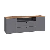 Тумба под ТВ Остин  16.47 серый графит Тумба под ТВ Остин  16.47 серый графит